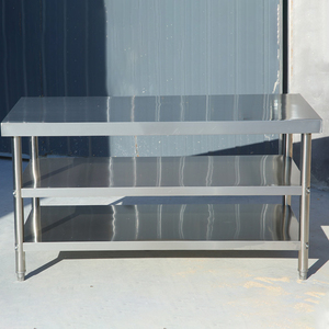 Tavolo da Lavoro Commerciale in Acciaio Inossidabile 201 Attrezzatura da Cucina Personalizzata per Ristorante Guangzhou - Product Image 4