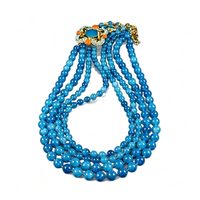 Collier vintage multi-brins perlé avec pierres précieuses, collier superposé bohème de luxe, bijou de fête, cadeau