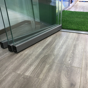 Hồ Sơ nhôm tuyệt vời kính cường lực trượt gấp phân vùng cửa không khung - Product Image 3