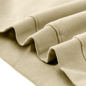 Sweat-shirt en molleton unisexe en coton vierge, personnalisable avec logo imprimé, coupe oversize, col rond, pour hommes, vente en gros - Product Image 3