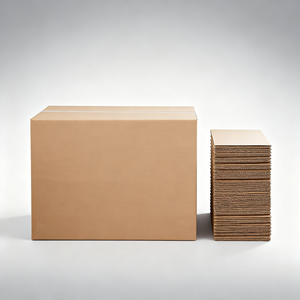 Boîtes en carton ondulé, boîtes d'expédition, boîtes de déménagement, boîtes d'expédition recyclables, boîtes d'expédition en carton solide - Product Image 6