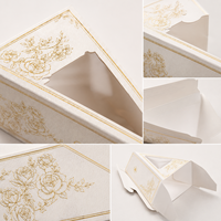 Boîte d'emballage personnalisée pour tranches de gâteau triangulaires avec impression offset, adaptée aux aliments, pour mariage et sushis