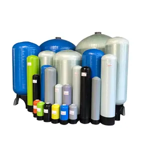 Certificación de calidad Fibra de vidrio Suavizador de agua Filtro de arena Recipientes a presión Tanque Frp de tamaño pequeño