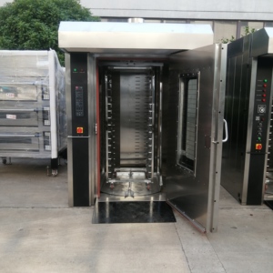 Fours à pizza rotatifs industriels commerciaux à 32/64 plateaux Nouveau grand équipement de cuisson pour boulangeries électriques/gaz/diesel Pain - Product Image 3