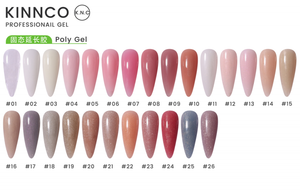 KNC Private Label Polygels Nails Extension Poly Nail Gel Muestra gratis Ventas al por mayor 30ml 26 colores Acrílico Gel duro Profesional - Product Image 5