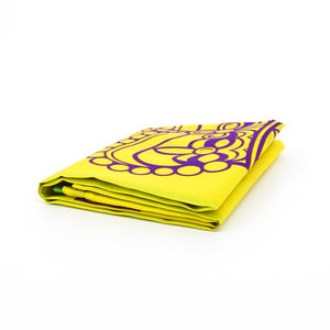 高品質プロモーション用3x5フィートポリエステル製EN-71認証デジタル印刷紫黄緑マルディグラ旗 - Product Image 6