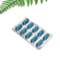 Capsule de formule à base de plantes pour améliorer les performances masculines, étiquette personnalisée Blue Pills, pour des effets durables