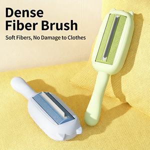 Brosse anti-<span class=keywords><strong>poils</strong></span> d'<span class=keywords><strong>animaux</strong></span> pliable en plastique à adsorption statique, réutilisable, avec bac de rangement grande capacité pour vêtements, canapés et lits d'<span class=keywords><strong>animaux</strong></span> - Product Image 5