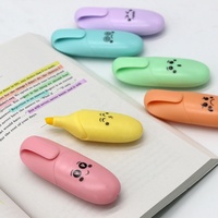 36 Buah Set Highlighter Mini Lucu dalam Kemasan Ember Permen, Sempurna untuk Pecinta Warna Pastel dan Perlengkapan Sekolah