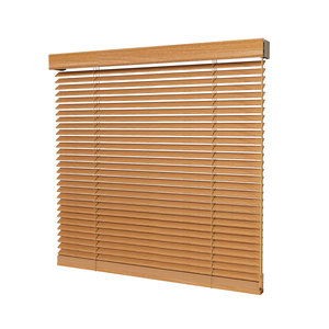Dimensioni personalizzate 25MM persiane in legno <span class=keywords><strong>stecche</strong></span> orizzontali tenda finestra di controllo della luce variabile adatto <span class=keywords><strong>per</strong></span> soggiorno camera da letto - Product Image 1