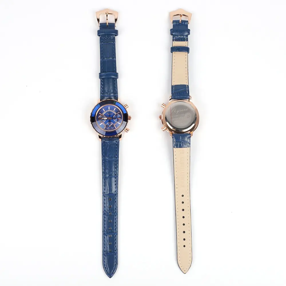 Hot Fashion Watch Ladies Gift Quartz Watch Wholesale Fashion Blue Light Glass Belt Women's Watch
