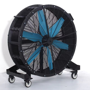 Ventilador Industrial Portátil de 36 Pulgadas, 6 Aspas de Plástico, Alto Flujo de Aire, Ventilador Axial Anticorrosivo, Ligero, Ventilación para Taller - Product Image 4