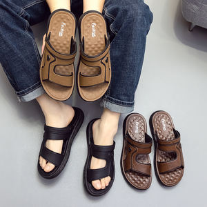 Sandalias Gladiador de PVC para <span class=keywords><strong>Hombre</strong></span>, Antideslizantes, para Conducir o la Playa, con Cierre de Botón, Venta Directa de Fábrica - Product Image 3