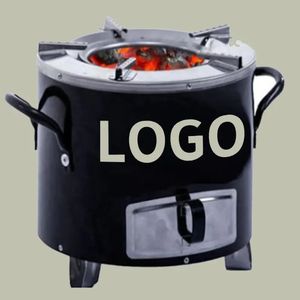 Modern Premium Camping Outdoor Wood Stove <b>Stainless</b> <b>Steel</b> Multi-Functional Portable Household African Cook Stove - Product Image 2