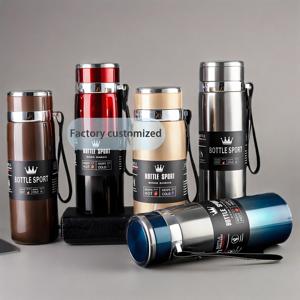 Bouteille d'eau intelligente à double paroi en acier inoxydable 316, personnalisable en gros pour hommes, femmes et enfants – Gourdes isothermes durables - Product Image 2