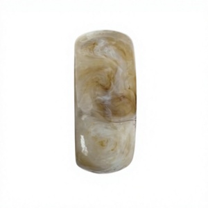 แหวนเรซิ่นทำมือรูปทรงกลมสีส้มงานศิลปะสะสมงานฝีมือแฟชั่นงานฝีมือทำมือของขวัญแต่งงาน - Product Image 3
