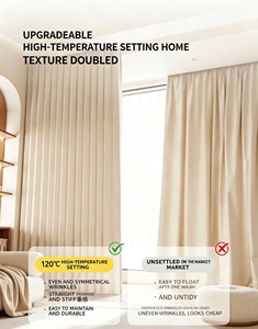<span class=keywords><strong>Tende</strong></span> Moderne in Lino Trasparente per Finestre alla Francese con Funzione Oscurante, per <span class=keywords><strong>Soggiorno</strong></span> o Camera da Letto, da Usare Singolarmente o Abbinate a Drappeggi - Product Image 3