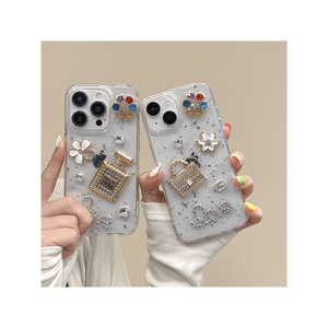 Ví đựng nước hoa đính đá sang trọng dành cho nữ, kiểu Hàn Quốc, lấp lánh, dành cho <span class=keywords><strong>iPhone</strong></span> 16 Pro Max, 15 <span class=keywords><strong>Plus</strong></span>, 14, 12, 13, 11 - Product Image 2