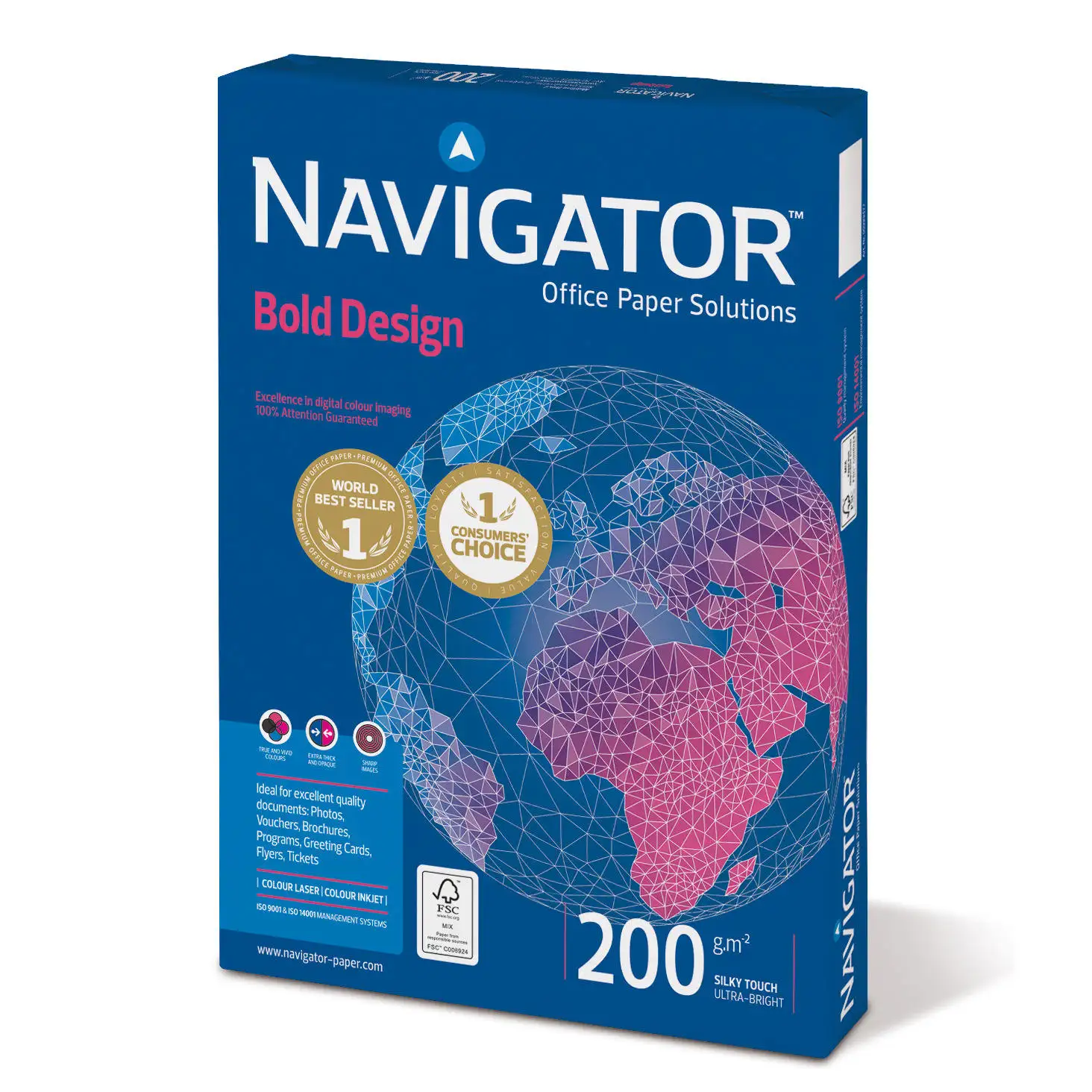 Navigator A4 Paper 80Gsm Carbon Paper navigatore originale A4 Copy Office A4 Paper 80 Gsm Navigator