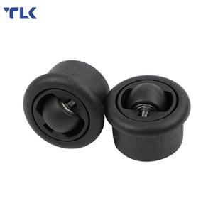 Ruedas Pequeñas Ocultas para Muebles, Ruedas de Plástico de Perfil Bajo para Muebles - Product Image 1