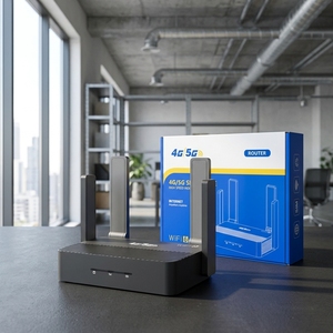 Routeur CPE <span class=keywords><strong>WiFi</strong></span> 6 4G LTE débloqué avec emplacement pour carte <span class=keywords><strong>SIM</strong></span>, modem sans fil 150 Mbps B1/B3/B5/B7/B8/B20, point d'accès intelligent pour la maison et les voyages - Product Image 4