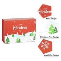 Boîtes cadeaux en papier kraft rigide personnalisées avec estampage doré, grandes, pour les fêtes, les anniversaires, la fête des pères, les chemises, Noël, avec couvercles