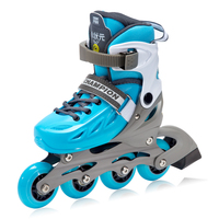 Patins à roues alignées à coque dure Patins à roues alignées populaires chauds Patins à roues alignées Taille réglable Patins clignotants Chaussures