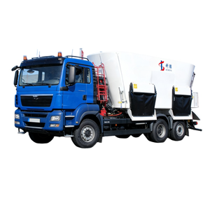 Nueva Mezcladora de Alimentos TMR Montada en Camión, Legal para Carretera, con Motor Diésel de Marca, 10 Ton/H, Bajo Consumo de Combustible, Trituración y Mezcla Integradas, Pequeña - Product Image 1