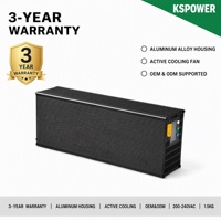 Chargeur de batterie LiFePO4 KSPOWER OEM 3000W 48V 60A 58.4V intelligent rapide étanche IP65 pour chariot de golf, chariot élévateur, solaire, efficacité 90%