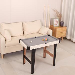 Mesa de Billar Deportiva para Interiores de 35 Pulgadas con Rieles y Bolsillos de Plástico, Mesa de Snooker Ecológica y Duradera para Niños - Product Image 4