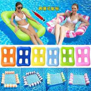 เก้าอี้ลอยน้ำเป่าลม PVC หนา รุ่น WL 309 แบบเรียบง่าย นั่งสบาย - Product Image 6