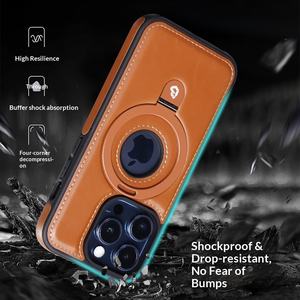 เคสโทรศัพท์ซีรีส์ Business Tech-Feel ป้องกันการตกกระแทก พร้อมที่ยึดแม่เหล็กและวงแหวนแบบด้าน - Product Image 4