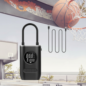 Mini pompe électrique numérique rechargeable 150Psi, accessoire léger sans fil pour sports de ballon, handball - Product Image 1