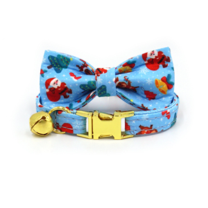 Collar de Lazo Colorido Navideño para Gatos, Accesorio para Mascotas en Venta en Tiktok, Lindo Collar con Hebilla para Gatos, Lazo Personalizado de Poliéster para Mascotas - Product Image 2