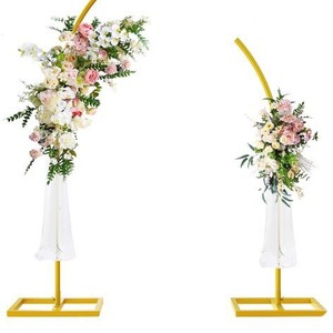 <span class=keywords><strong>Arche</strong></span> de mariage en fer <span class=keywords><strong>doré</strong></span> la plus vendue, taille personnalisable, pour décoration de bouquets de ballons - Product Image 1