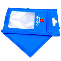 Sacs Ziplock en plastique biodégradables refermables à trois soudures pour le rangement de bijoux, en Mylar découpé, pour le voyage