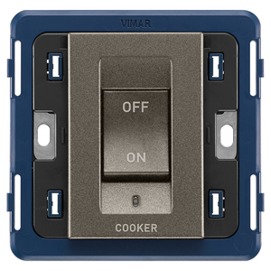 Interruptor de Cocina Vimar 45A Metálico 2P para Cocinas de Inducción - Product Image 1