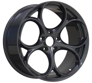 Cerchi in Lega Forgiati in Alluminio da Corsa Nero Opaco 17-22 Pollici 5 Fori Compatibili con <span class=keywords><strong>Alfa</strong></span> <span class=keywords><strong>Romeo</strong></span> - Product Image 2