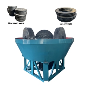 Petit broyeur à disques humide haute efficacité pour minerai d'or, capacité 1-3t/h, moteur AC pour l'extraction et le raffinage <span class=keywords><strong>de</strong></span> l'or - Product Image 2