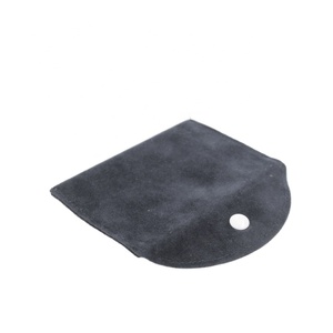 Sac d'emballage en velours suédé gris foncé personnalisé avec bouton-pression pour bijoux – Vente chaude - Product Image 1