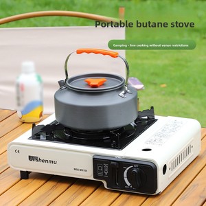 Réchaud de camping portable Shenmu en alliage d'aluminium, double usage pour cuisson et barbecue, idéal pour 2-3 personnes - Product Image 4