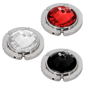 Gancho para Bolso de Metal, Aleación de Zinc, Antideslizante, 1.97 Pulgadas, Gancho <span class=keywords><strong>Universal</strong></span> para Escritorio, Accesorio Portátil y Elegante para Bolsos - Product Image 1