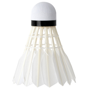 F2201 Goose Feather Shuttlecock Durable Training Badminton Ball Outdoor Use 6pcs Per Tube - Product Image 2