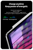 Stylet Métallique Tactile Actif à Recharge Sans Fil 2025 avec Adsorption Magnétique pour iPad 8, 9, 10ème Génération