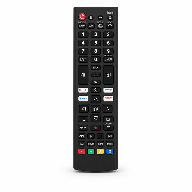 SKY Multifunction Smart TV Remote Control 8-12m Range Silicon Rolling Technology ROHS Certified Compatible SKY Multifunction