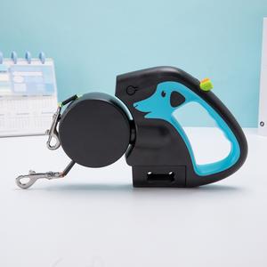 Doble personalizado retráctil cachorro perro mascotas correa de entrenamiento para 2 dos correas dobles con linterna - Product Image 5