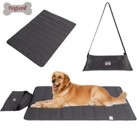 Tapis de lit pour chien imperméable Portable matériau Oxford Durable avec motif d'impression été extérieur-intérieur tapis de refroidissement pour chien caractéristique de voyage