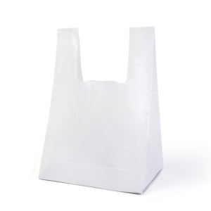 white nylon bag