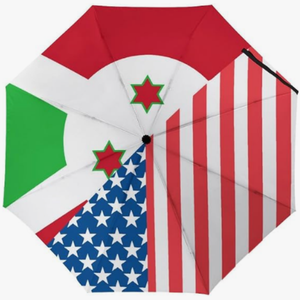 Parapluie pliant entièrement automatique, léger et compact, motif drapeau culturel du <span class=keywords><strong>Cap</strong></span>-<span class=keywords><strong>Vert</strong></span>, sans alourder le fardeau du transport, thème national - Product Image 6