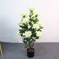 Balkon Woonkamer Tuinieren Decoratie Kunstzijde Bloemen Binnenplaatsen Luxe Zachte Meubels Gepotte Hortensia 30cm